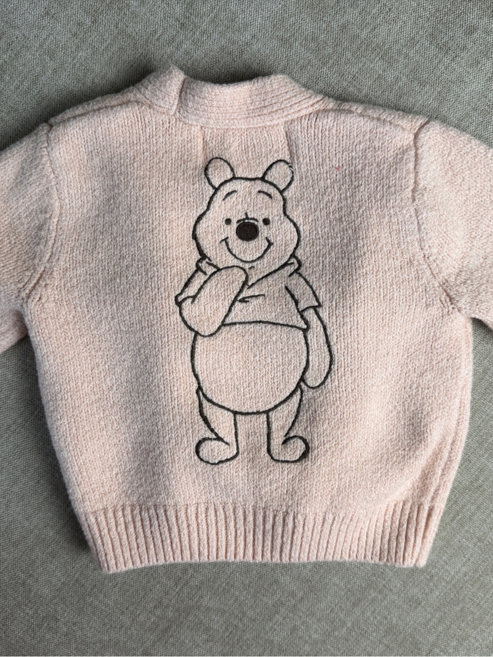 Old Navy Peach Winnie the Pooh Cardigan